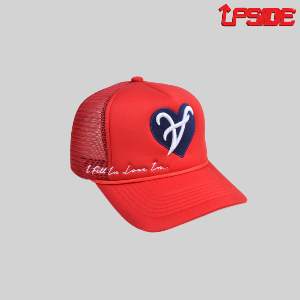 One Love - ATL Braves Trucker (Red)