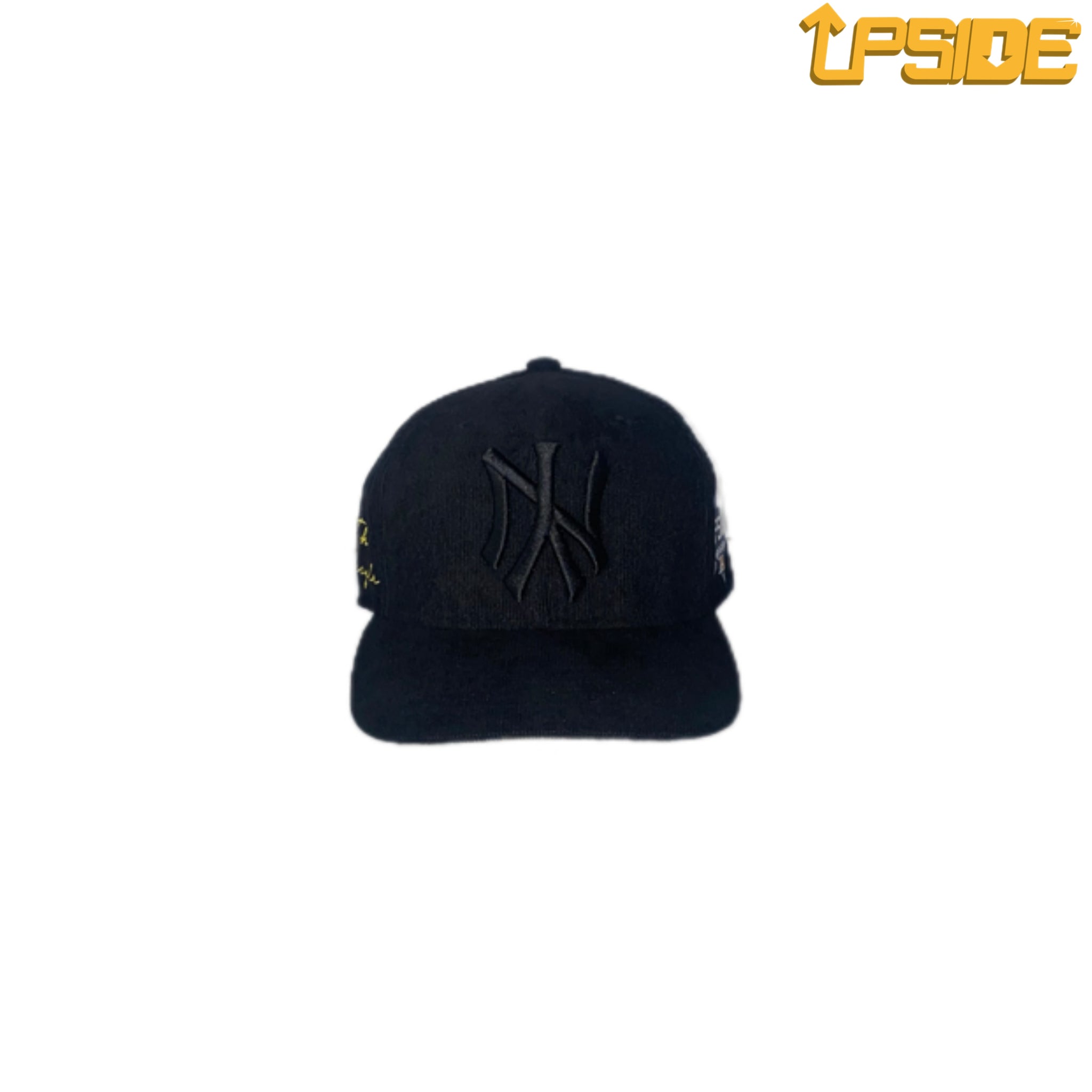 Seasonal Collection - NY Yankees Corduroy Snapback (Triple Black)