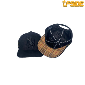 Seasonal Collection - NY Yankees Corduroy Snapback (Triple Black)